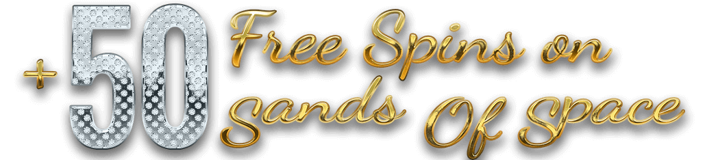 +50 Free Spins on Sands of Space
